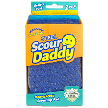 Load image into Gallery viewer, Scrub Daddy &quot;Steel Scour Daddy&quot; - 2 Pack
