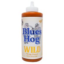 Load image into Gallery viewer, Blues Hog &quot;Wild&quot; Wing Sauce - 524g Squeeze Bottle
