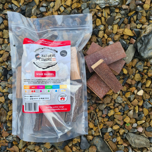 Natural Smoke "Smoking Chunks" - Oak Wine Barrel 1kg