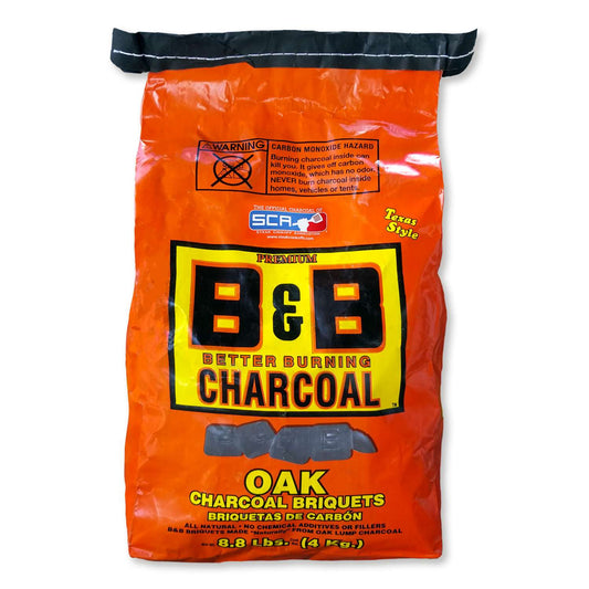 B&B "Oak" Charcoal Briquettes 4kg
