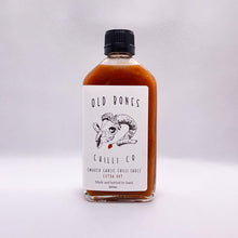 Load image into Gallery viewer, Old Bones Chilli Co. &quot;Smoked Garlic Chilli Sauce&quot; - EXTRA Hot
