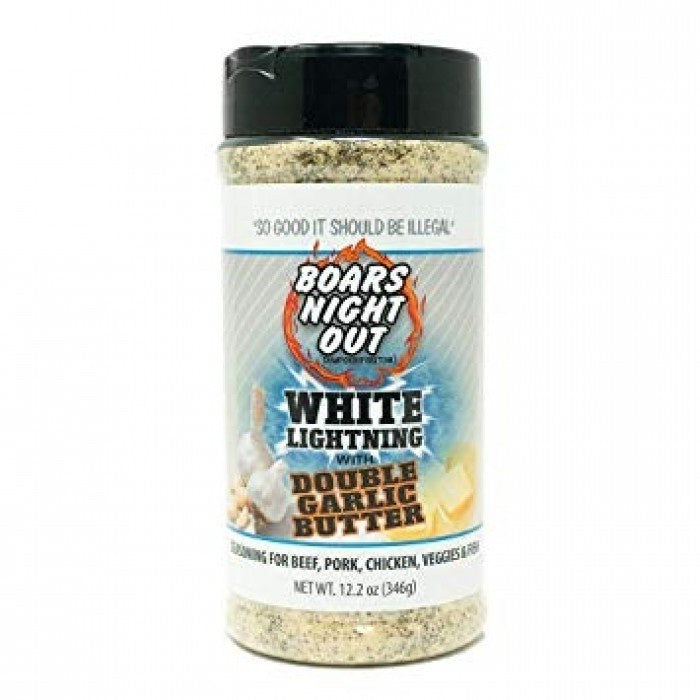 Boars Night Out "White Lightning Double Garlic Butter" Rub Shaker