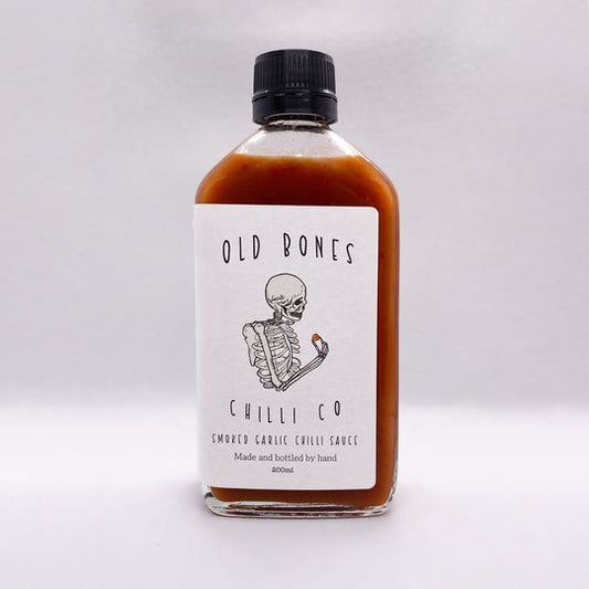 Old Bones Chilli Co. "Smoked Garlic Chilli Sauce"