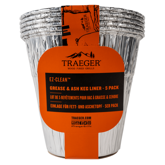 Traeger "EZ-Clean Grease & Ash Keg Liners" - 5 Pack