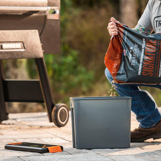 Traeger "StayDry Pellet Bin & Lid"